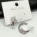 Сережки мед.сталь 10608 ( 2 см.)